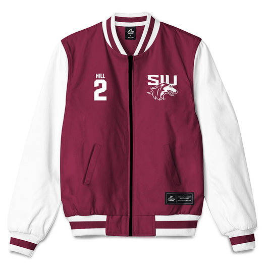 SIU Carbondale - NCAA Football : Naz Hill - Bomber Jacket-0