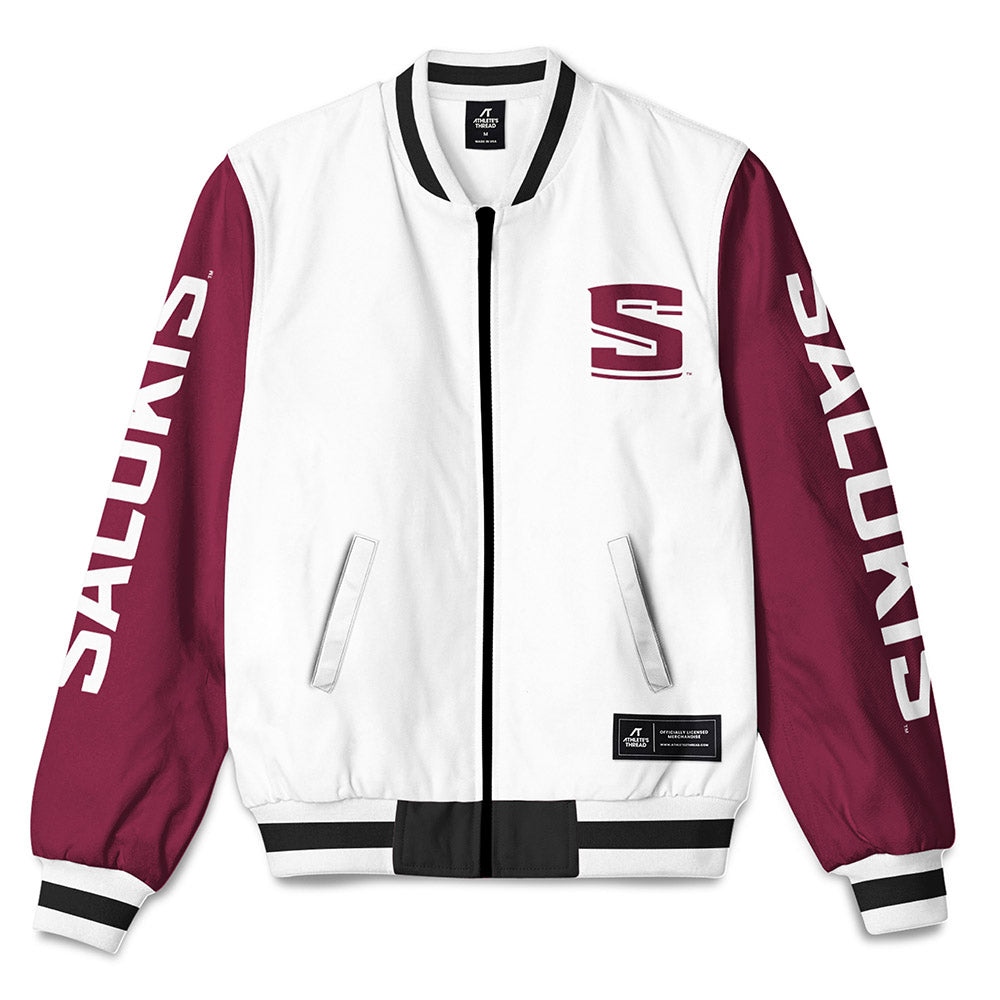 SIU Carbondale - NCAA Football : Kaden Lewis - Bomber Jacket-0