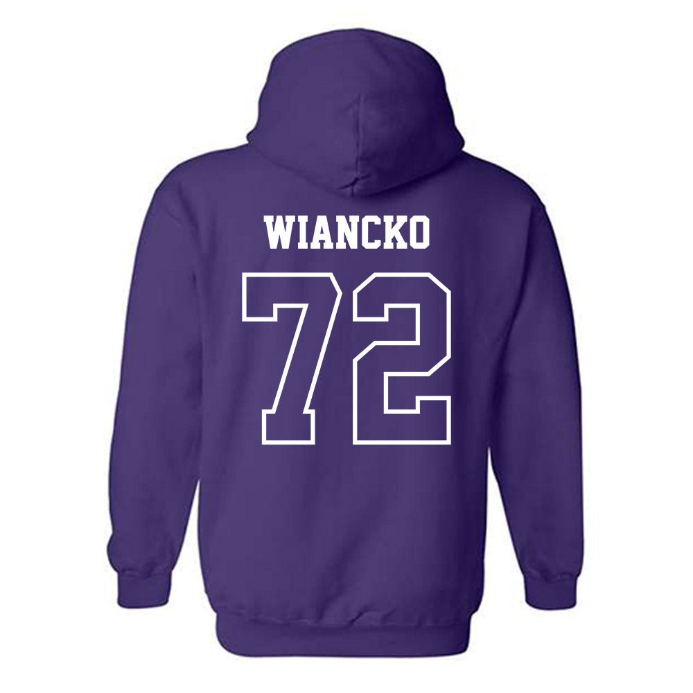 SFA - NCAA Football : Darren Wiancko - Classic Shersey Hooded Sweatshirt-1