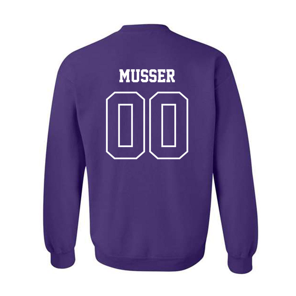 SFA - NCAA Women's Soccer : Brandie Musser - Classic Shersey Crewneck Sweatshirt-1