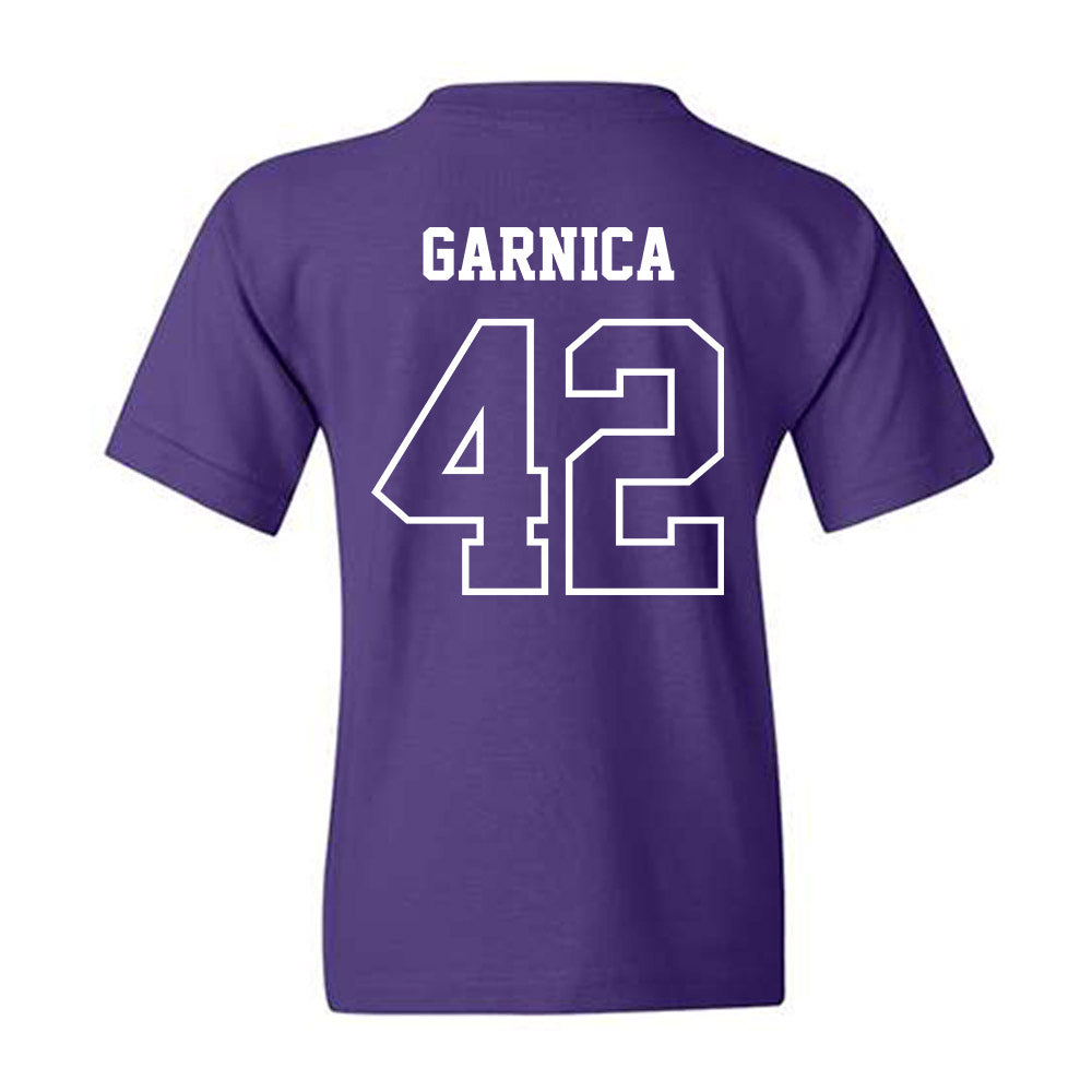 SFA - NCAA Baseball : Isaiah Garnica - Classic Shersey Youth T-Shirt-1