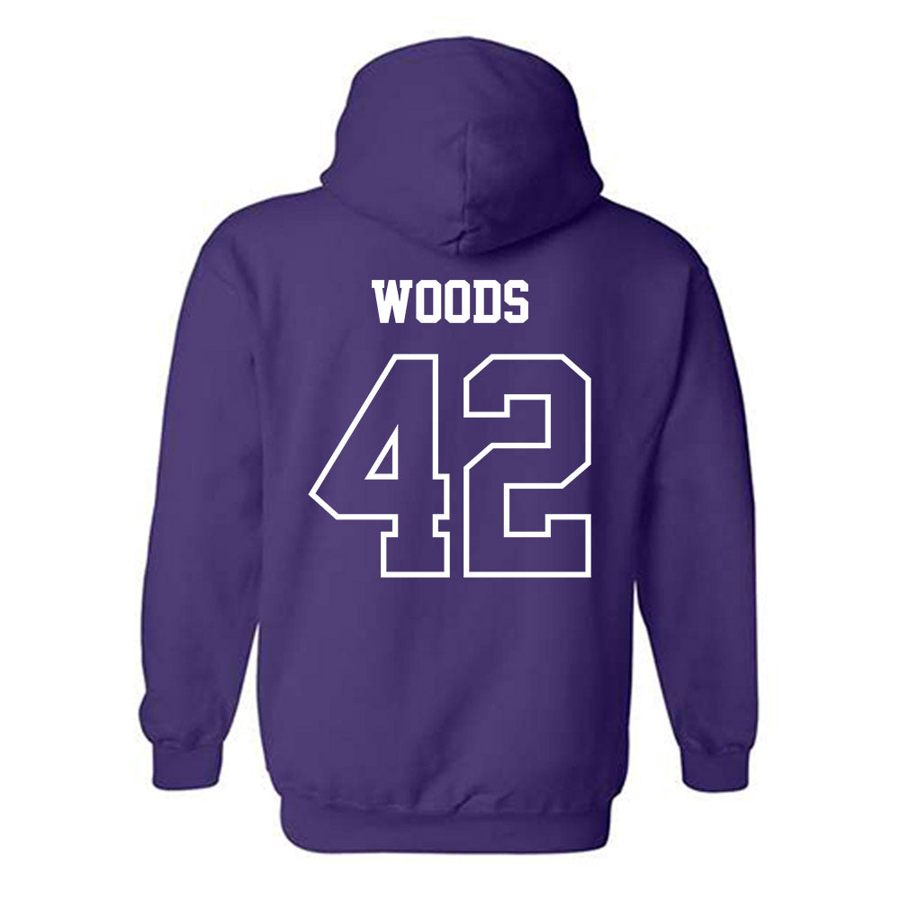 SFA - NCAA Football : Michael Woods - Classic Shersey Hooded Sweatshirt-1