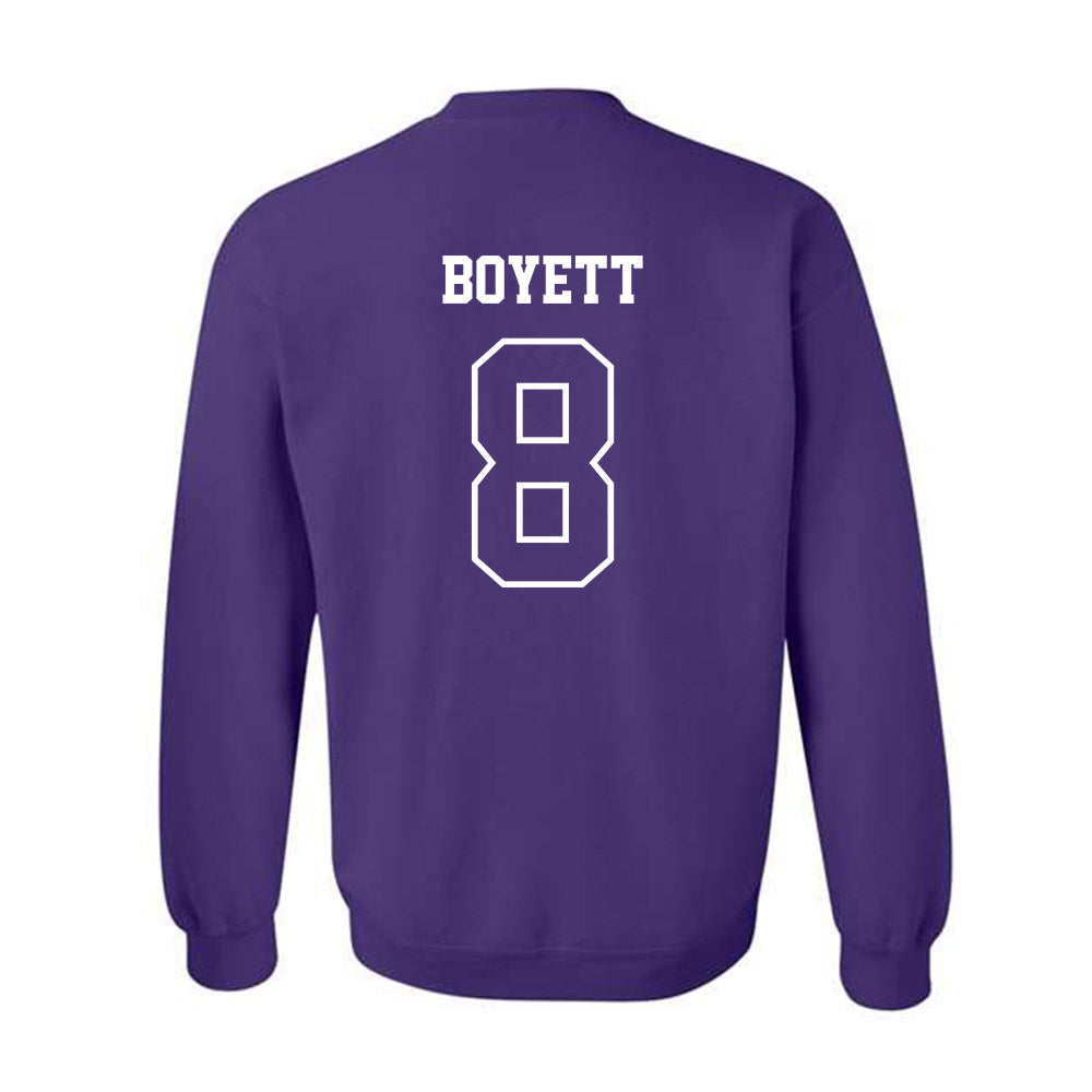 SFA - NCAA Baseball : Reid Boyett - Classic Shersey Crewneck Sweatshirt-1