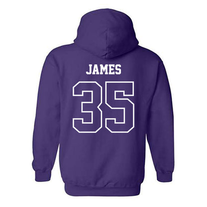 SFA - NCAA Baseball : Jack James - Classic Shersey Hooded Sweatshirt-1