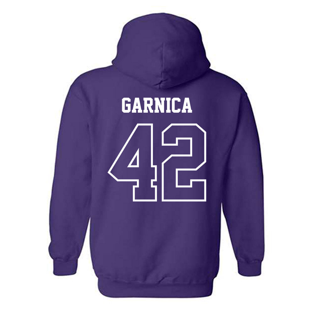 SFA - NCAA Baseball : Isaiah Garnica - Classic Shersey Hooded Sweatshirt-1