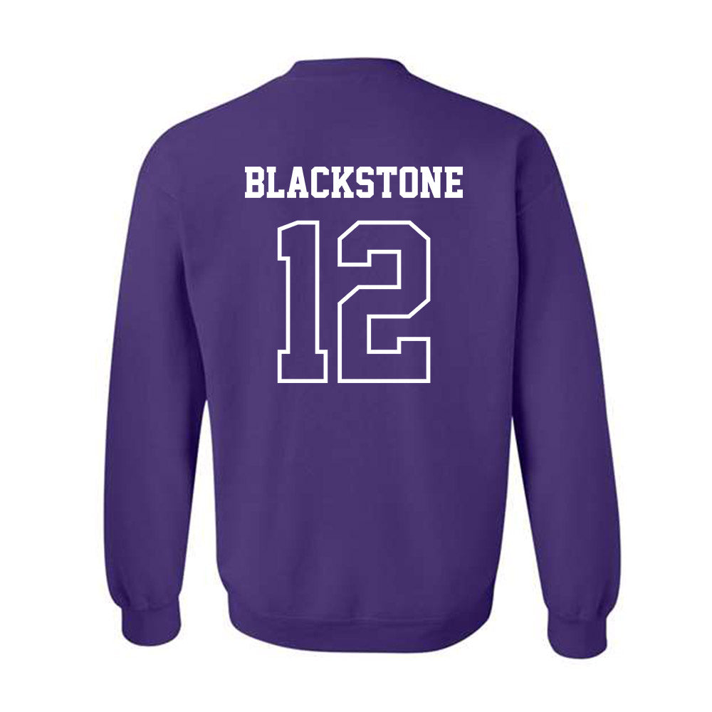SFA - NCAA Women's Basketball : Faith Blackstone - Classic Shersey Crewneck Sweatshirt-1