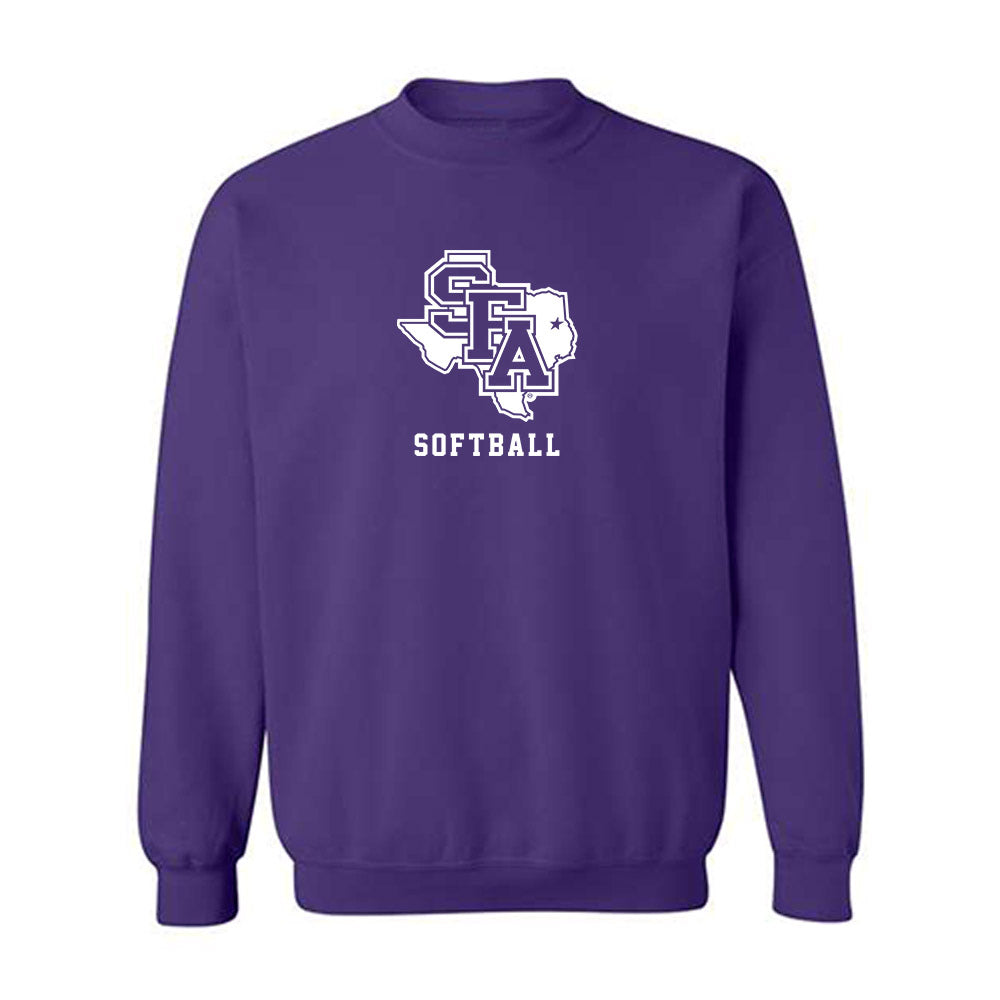 SFA - NCAA Softball : Lilly Bean - Classic Shersey Crewneck Sweatshirt-0