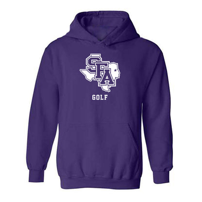 SFA - NCAA Men's Golf : Carter Patterson - Classic Shersey Hooded Sweatshirt-0