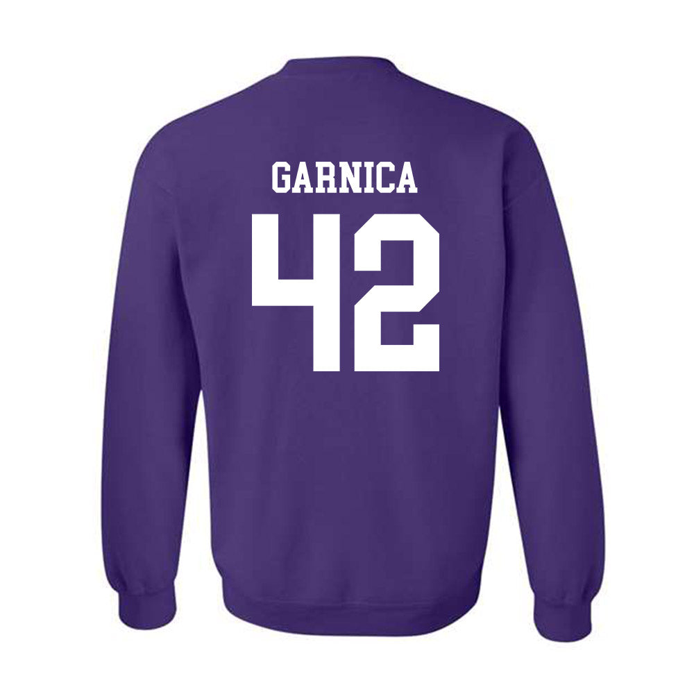 SFA - NCAA Baseball : Isaiah Garnica - Classic Shersey Crewneck Sweatshirt-1