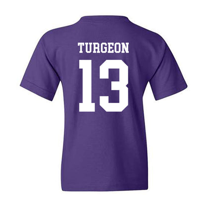 SFA - NCAA Baseball : Dante Turgeon - Classic Shersey Youth T-Shirt-1