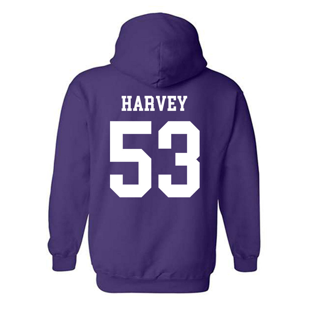 SFA - NCAA Football : Jamiah Harvey - Classic Shersey Hooded Sweatshirt-1