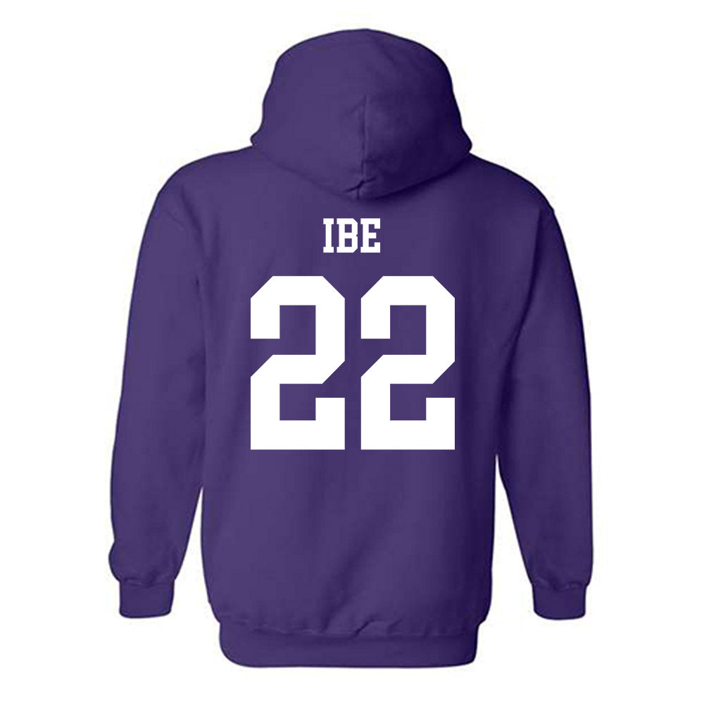 SFA - NCAA Baseball : Joshua Ibe - Classic Shersey Hooded Sweatshirt-1