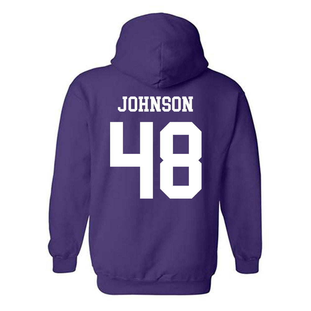 SFA - NCAA Football : Broderick Johnson - Classic Shersey Hooded Sweatshirt-1