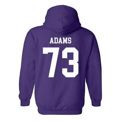 SFA - NCAA Football : Nate Adams - Classic Shersey Hooded Sweatshirt-1