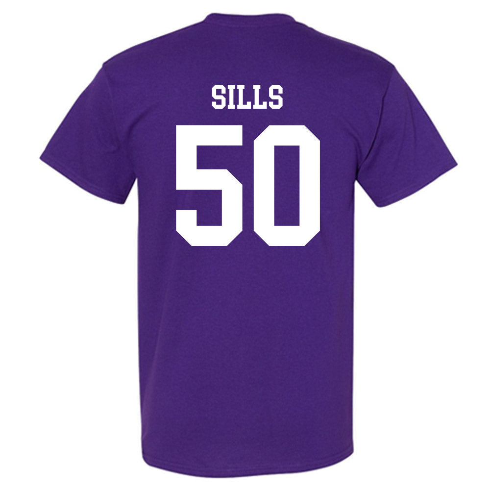 SFA - NCAA Football : Wiley Sills - Classic Shersey T-Shirt-1
