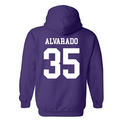 SFA - NCAA Football : Carlos Alvarado - Classic Shersey Hooded Sweatshirt-1
