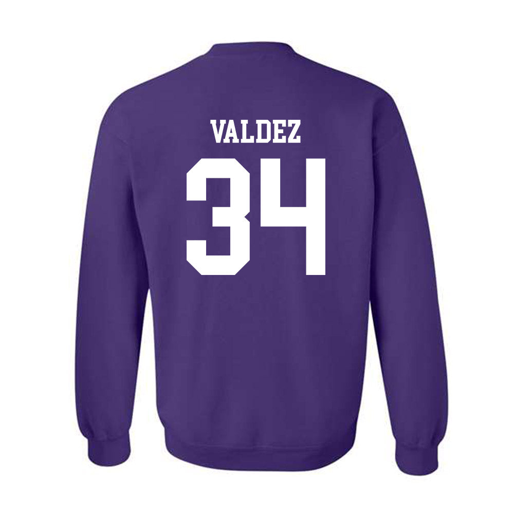 SFA - NCAA Baseball : Jonathan Valdez - Classic Shersey Crewneck Sweatshirt-1