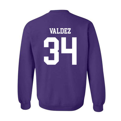 SFA - NCAA Baseball : Jonathan Valdez - Classic Shersey Crewneck Sweatshirt-1