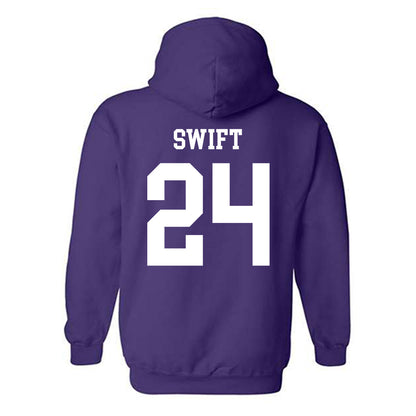 SFA - NCAA Baseball : Julian Swift - Classic Shersey Hooded Sweatshirt-1