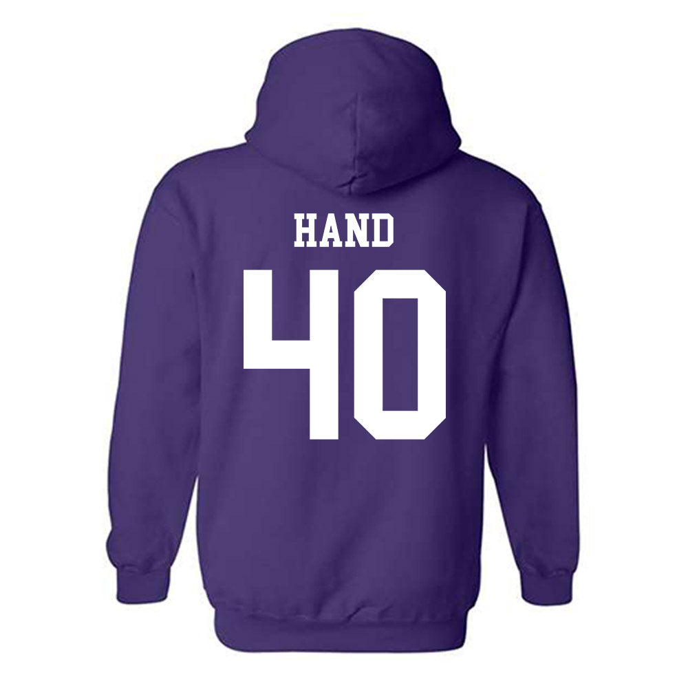SFA - NCAA Football : Jacob Hand - Classic Shersey Hooded Sweatshirt-1