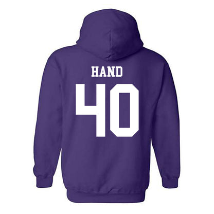 SFA - NCAA Football : Jacob Hand - Classic Shersey Hooded Sweatshirt-1