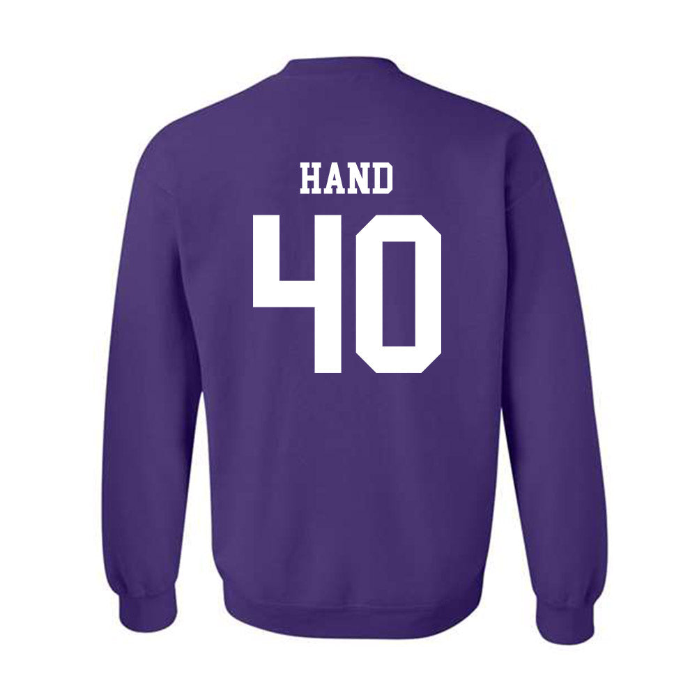 SFA - NCAA Football : Jacob Hand - Classic Shersey Crewneck Sweatshirt-1