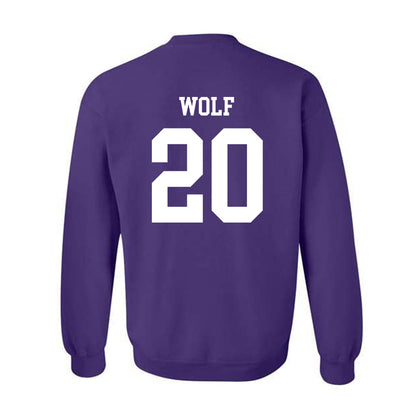 SFA - NCAA Baseball : Blake Wolf - Classic Shersey Crewneck Sweatshirt-1