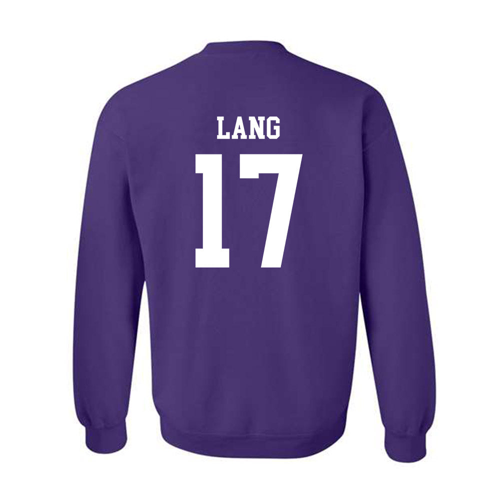 SFA - NCAA Football : Donovan Lang - Classic Shersey Crewneck Sweatshirt-1