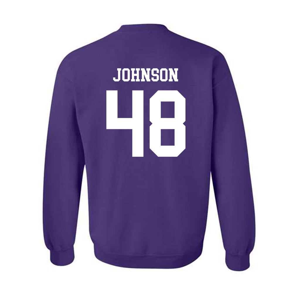 SFA - NCAA Football : Broderick Johnson - Classic Shersey Crewneck Sweatshirt-1