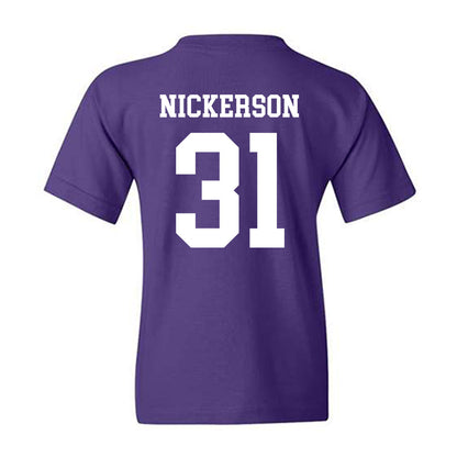 SFA - NCAA Baseball : Trent Nickerson - Classic Shersey Youth T-Shirt-1