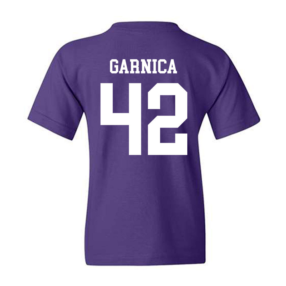 SFA - NCAA Baseball : Isaiah Garnica - Classic Shersey Youth T-Shirt-1