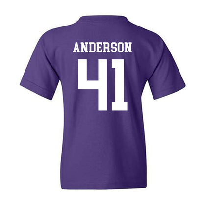 SFA - NCAA Baseball : Josh Anderson - Classic Shersey Youth T-Shirt-1
