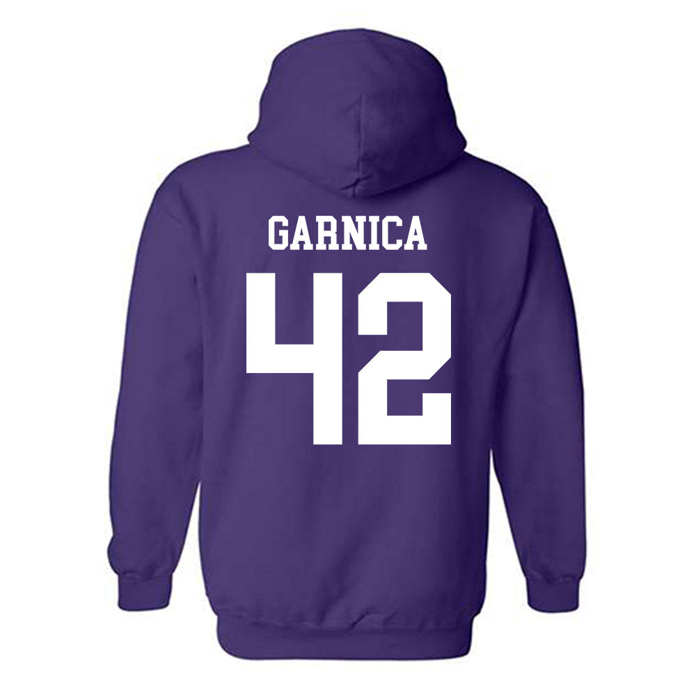 SFA - NCAA Baseball : Isaiah Garnica - Classic Shersey Hooded Sweatshirt-1