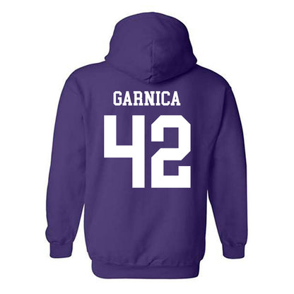 SFA - NCAA Baseball : Isaiah Garnica - Classic Shersey Hooded Sweatshirt-1