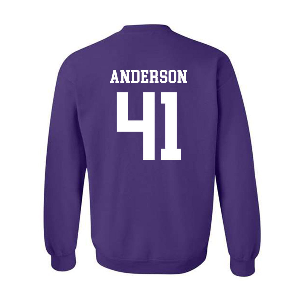 SFA - NCAA Baseball : Josh Anderson - Classic Shersey Crewneck Sweatshirt-1