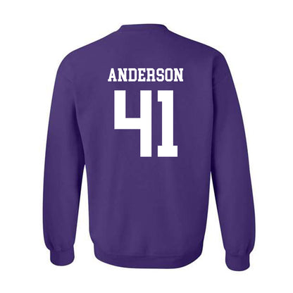SFA - NCAA Baseball : Josh Anderson - Classic Shersey Crewneck Sweatshirt-1