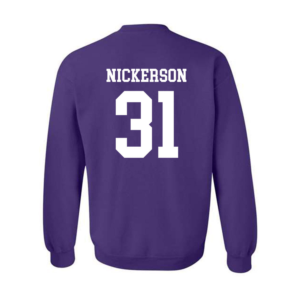 SFA - NCAA Baseball : Trent Nickerson - Classic Shersey Crewneck Sweatshirt-1