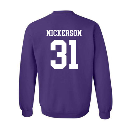 SFA - NCAA Baseball : Trent Nickerson - Classic Shersey Crewneck Sweatshirt-1