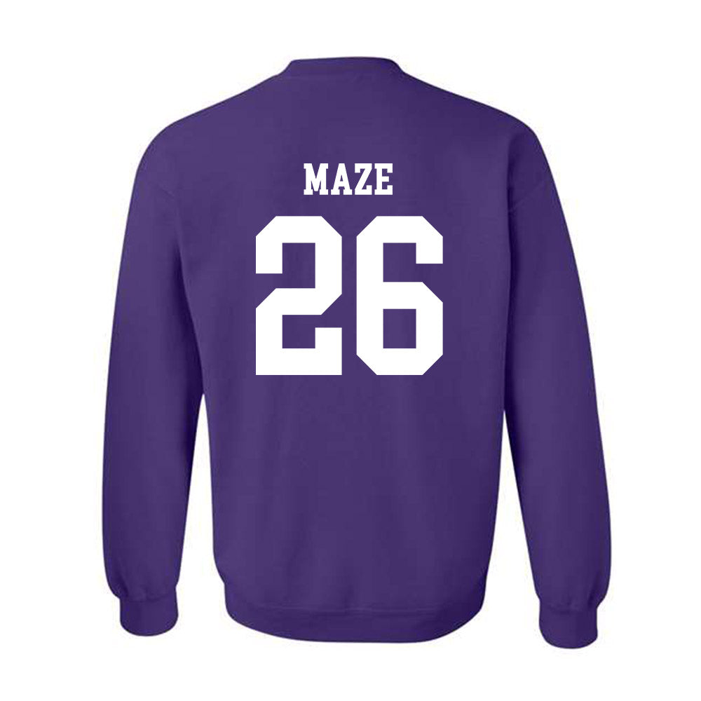 SFA - NCAA Football : Justin Maze - Classic Shersey Crewneck Sweatshirt-1