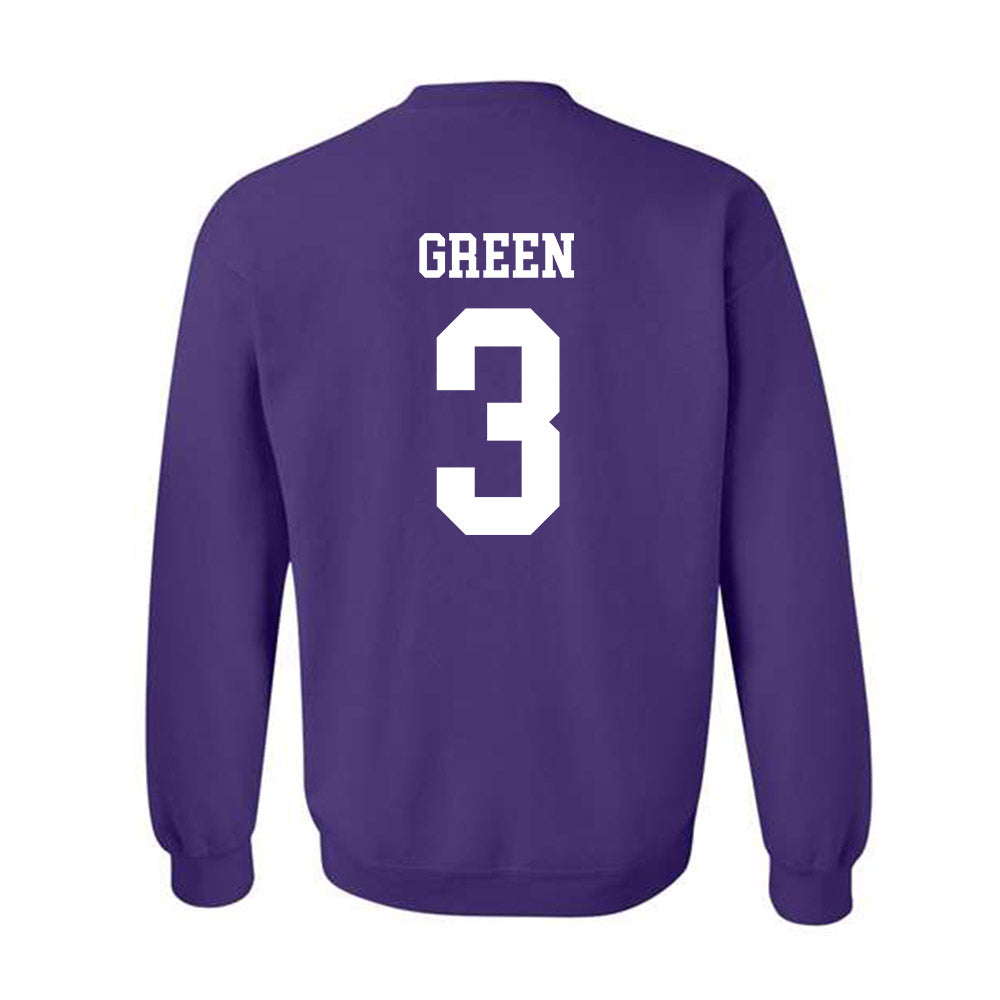 SFA - NCAA Men's Basketball : Christian Green - Classic Shersey Crewneck Sweatshirt-1