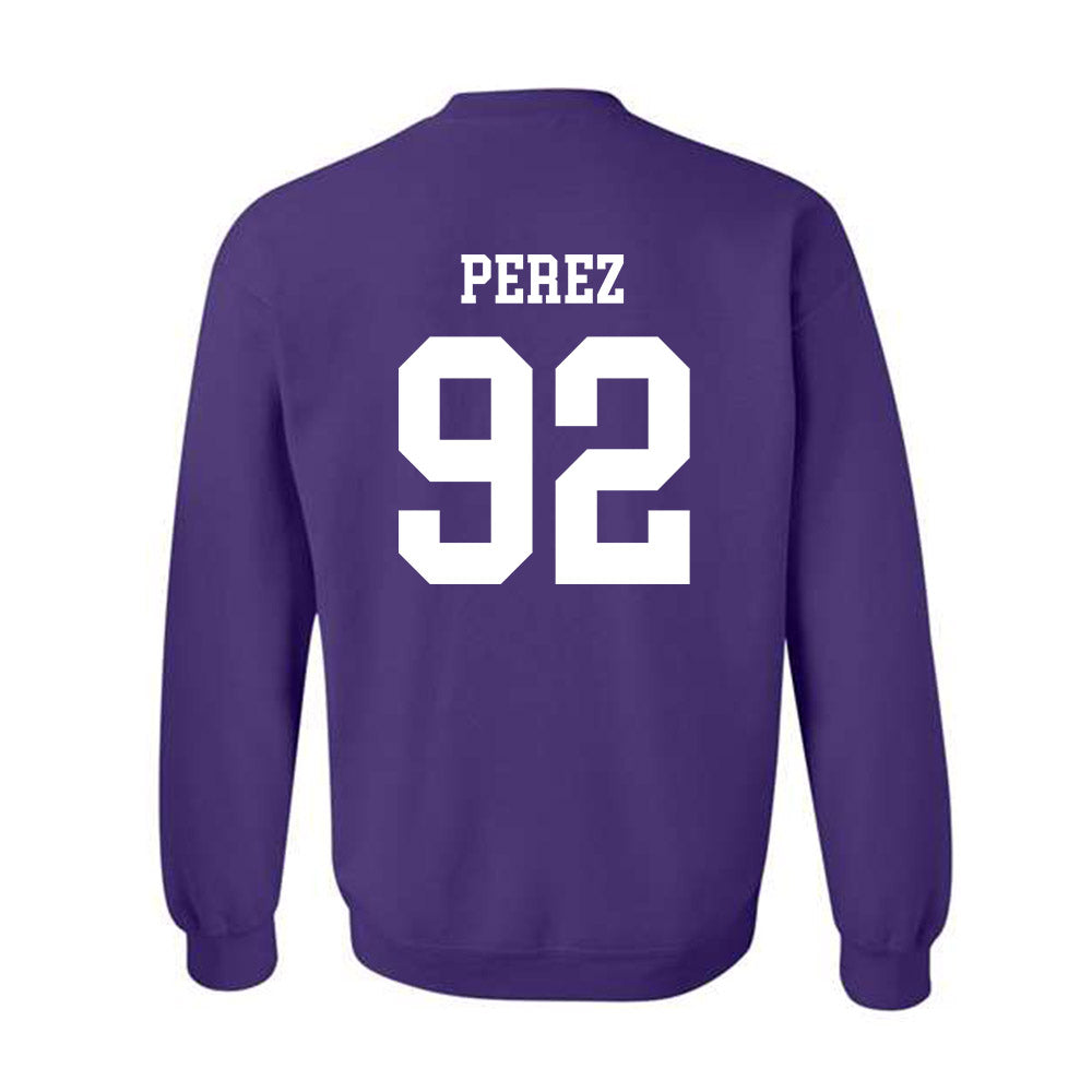 SFA - NCAA Football : Nicholas Perez - Classic Shersey Crewneck Sweatshirt-1