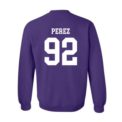 SFA - NCAA Football : Nicholas Perez - Classic Shersey Crewneck Sweatshirt-1