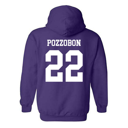 SFA - NCAA Football : Lachie Pozzobon - Classic Shersey Hooded Sweatshirt-1