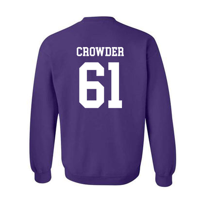SFA - NCAA Football : Jason Crowder - Classic Shersey Crewneck Sweatshirt-1