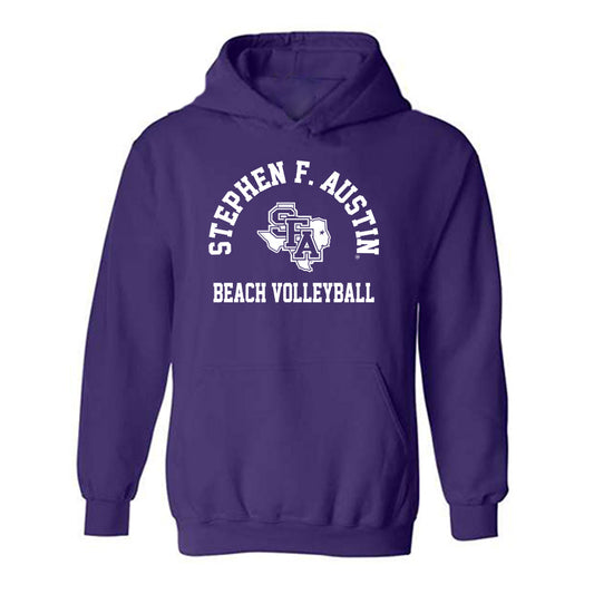 SFA - NCAA Beach Volleyball : Kate Smith - Classic Shersey Hooded Sweatshirt-0