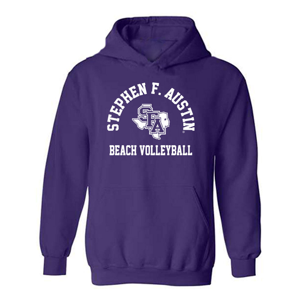 SFA - NCAA Beach Volleyball : Hailey Prodan - Classic Shersey Hooded Sweatshirt-0