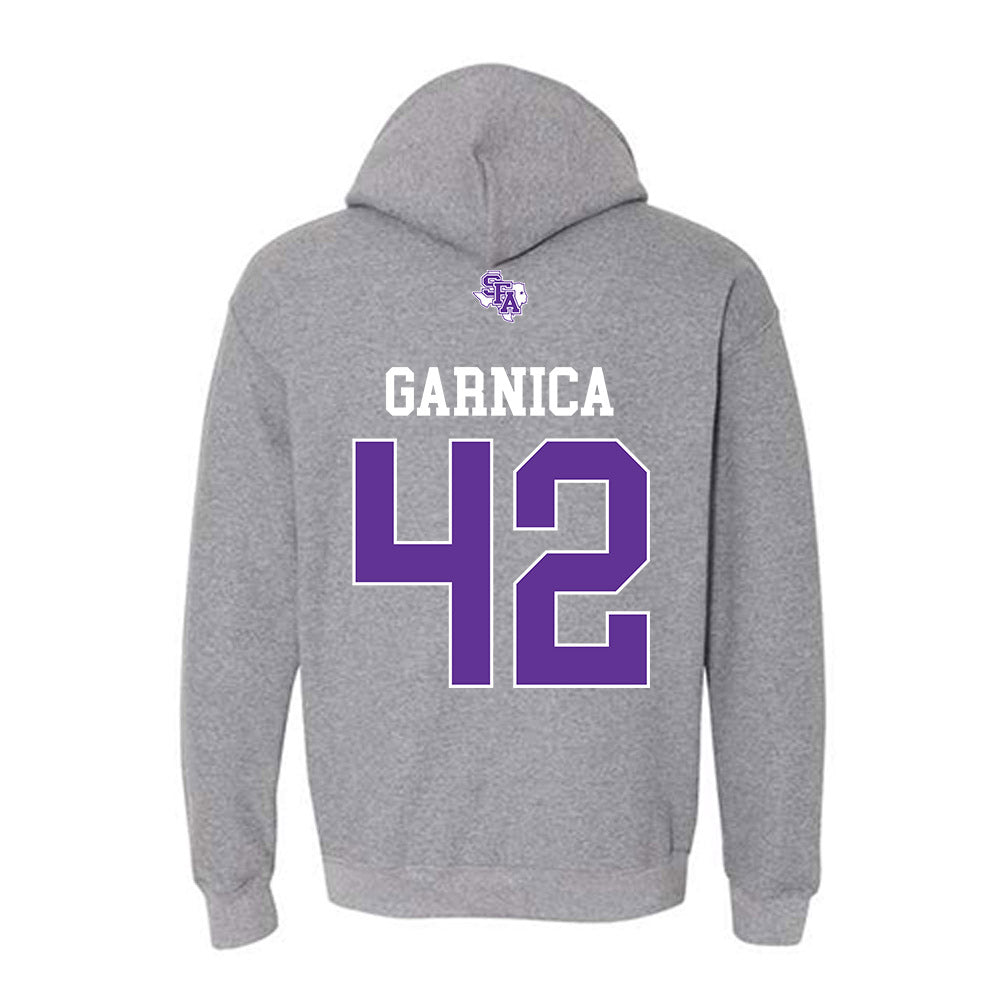 SFA - NCAA Baseball : Isaiah Garnica - Hooded Sweatshirt-1