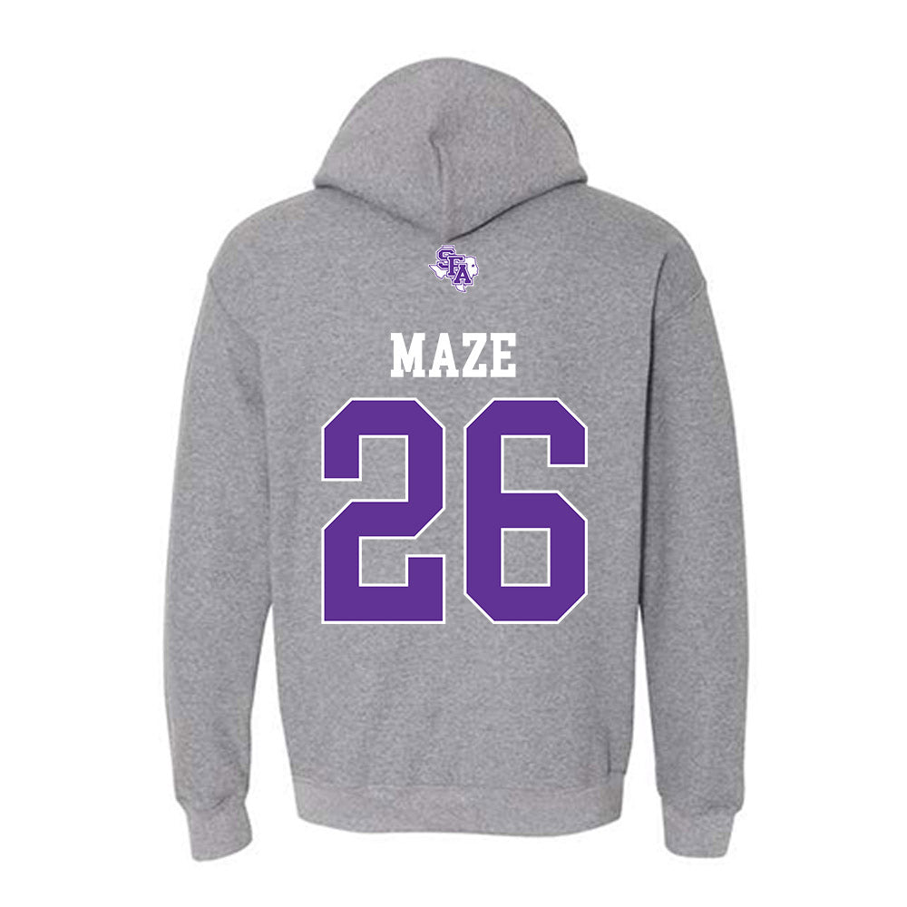 SFA - NCAA Football : Justin Maze - Hooded Sweatshirt-1