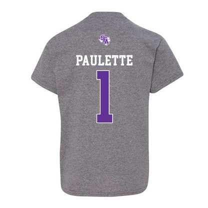 SFA - NCAA Football : Kahliq Paulette - Youth T-Shirt-1