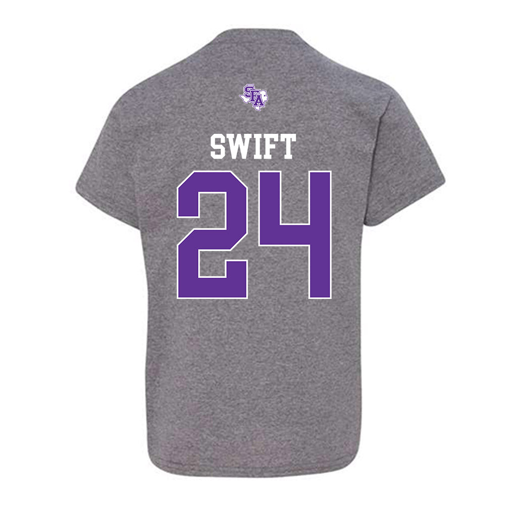 SFA - NCAA Baseball : Julian Swift - Youth T-Shirt-1